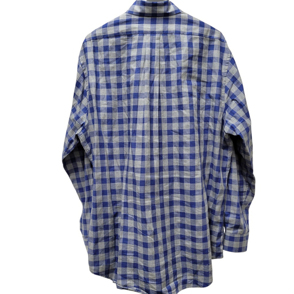 Vineyard Vines Checkered Slim-Fit Whale Shirt Size XL Men's Excellent Condition - Picture 5 of 8